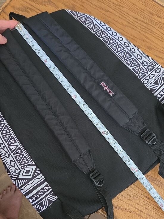 Jansport Superbreak Backpack Jazzy Geo Black White Aztec Black Label T60 G main image 6